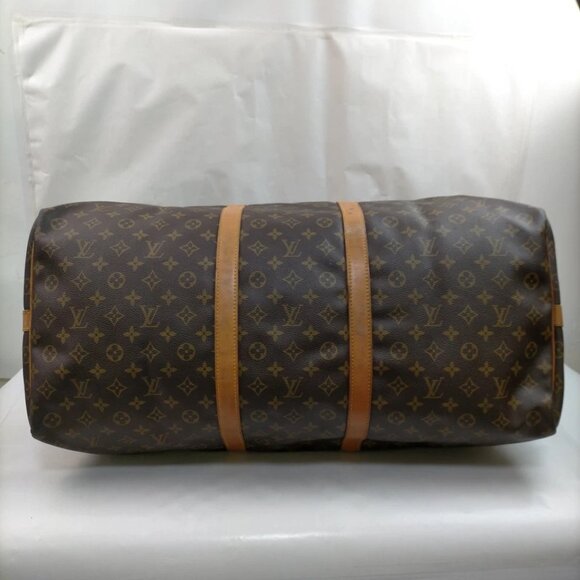 Louis Vuitton LV Boston Bag Keepall Bandouliere 60 Brown Monogram 749-082125 - Picture 4 of 9